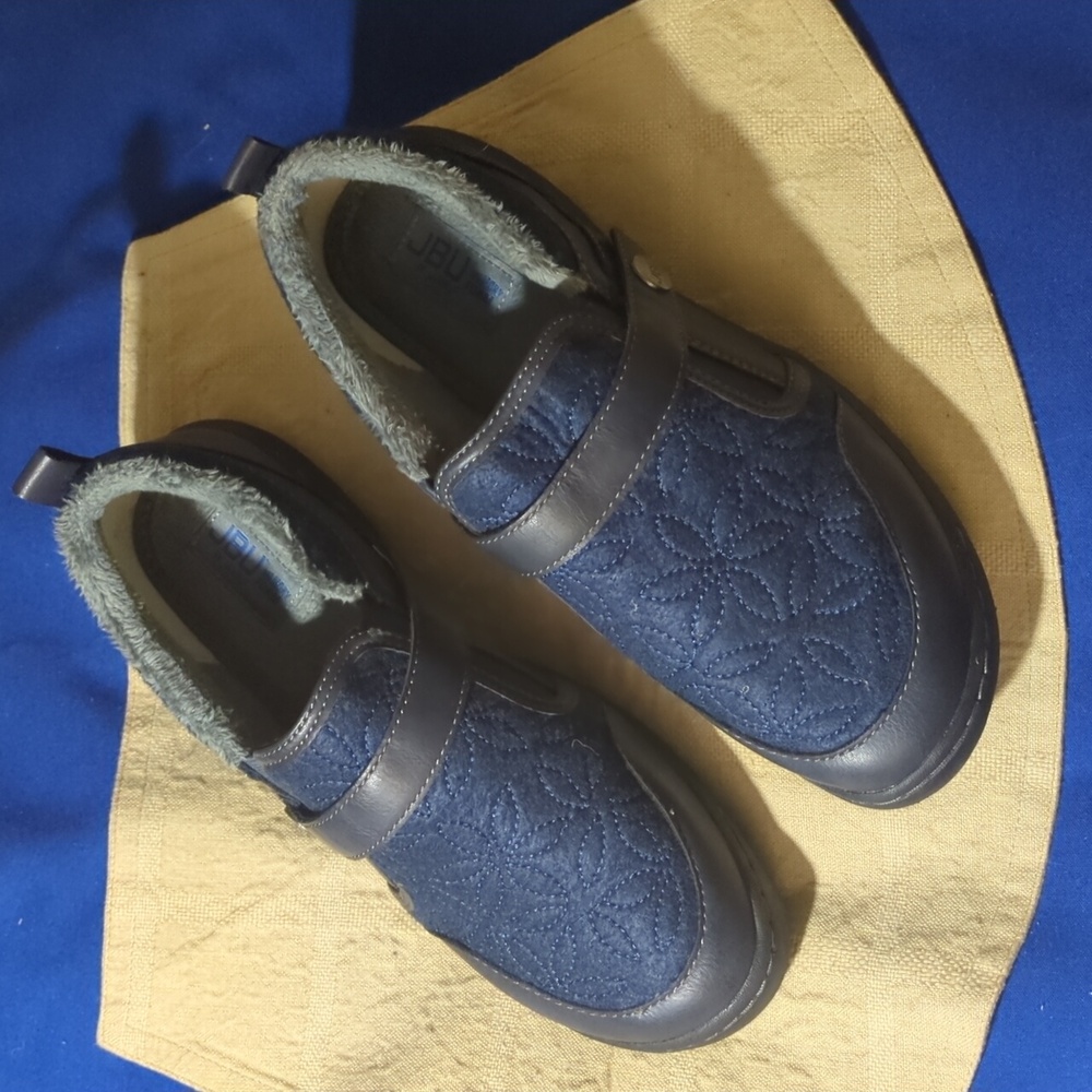 JBU by Jambu Blue & Grey Faux FurvQuilted Slip-On Shoes Now Only $20 Wow
